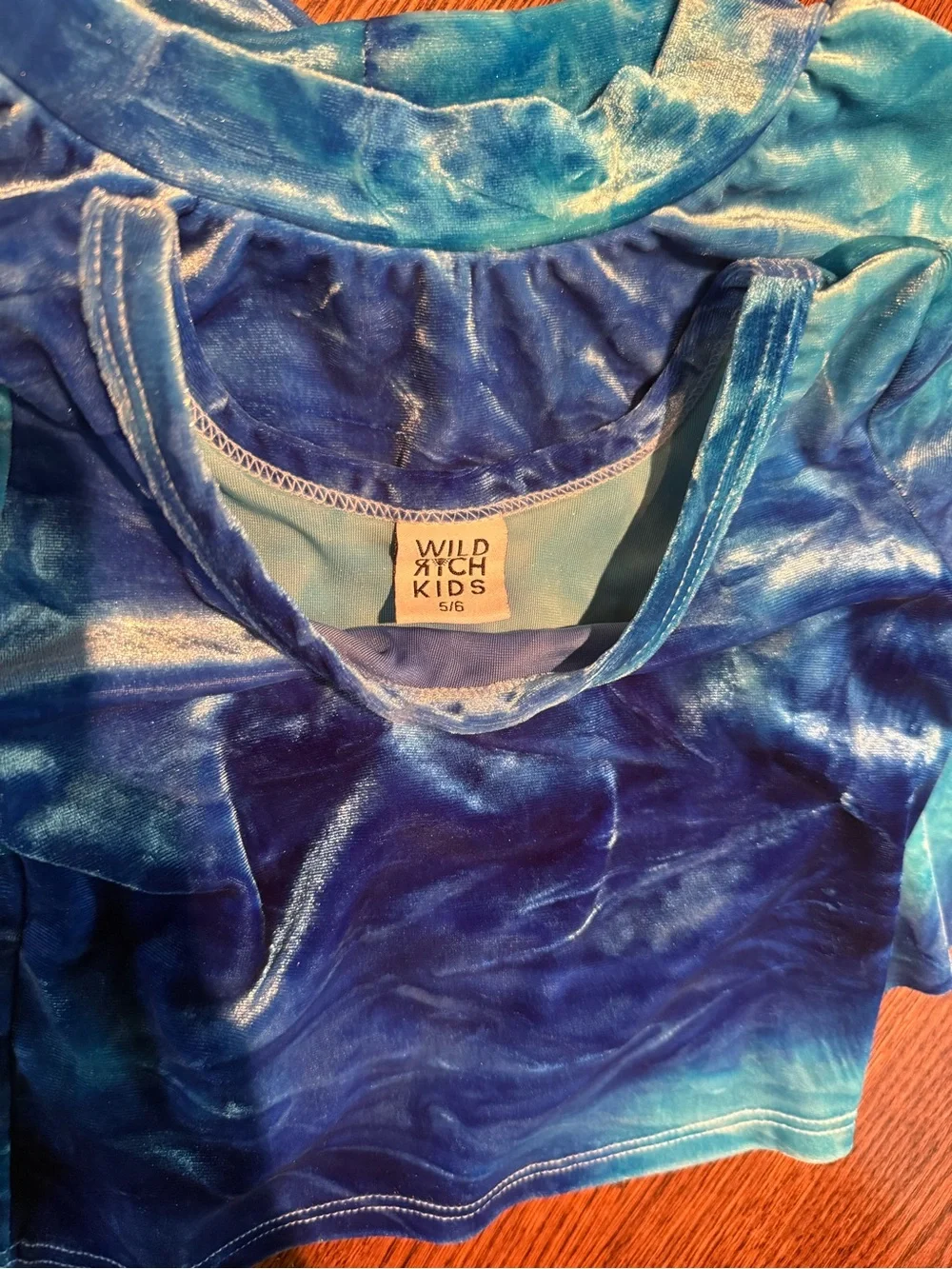 Wild Rich Kids Velvet Tie-Dye 2 Piece